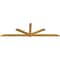 Ekena Millwork Kennewick Timber Gable Bracket, Western Red Cedar, 108"W x 31 1/2"H x 2"D x 4"F, 7/12 Pitch GBW108X31X0204KEN00RWR - alternate 2
